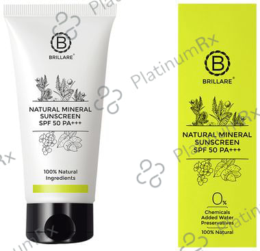 Brillare Natural Mineral Sunscreen SPF 50 PA+++