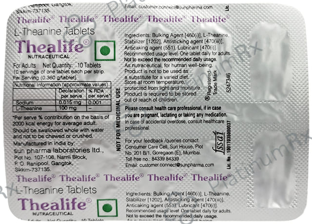 Thealife 100mg Tablet 10s
