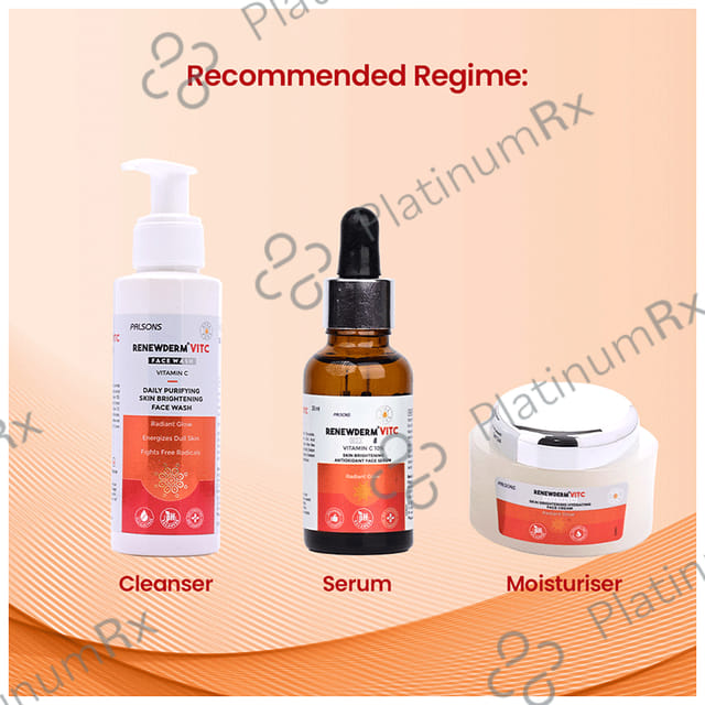 Renewderm Vit C Skin Brightening Antioxidant Face Serum 30ml