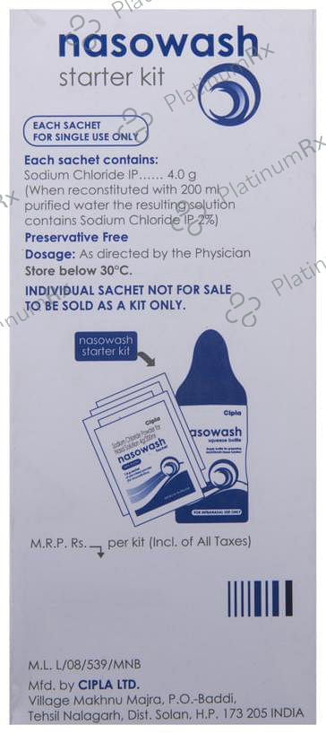 Nasowash 4gm Starter Kit 1s