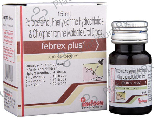 Febrex Plus 1/125/2.5mg Oral Drops 15ml