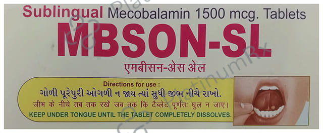 Mbson SL 1500mcg Tablet 10s