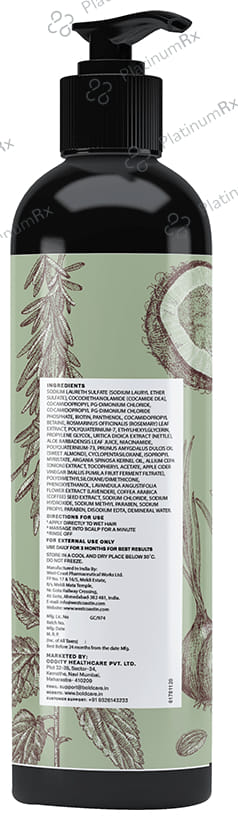 Bold Care Shampoo Apple Cider Vinegar+Caffeine Shampoo for Men