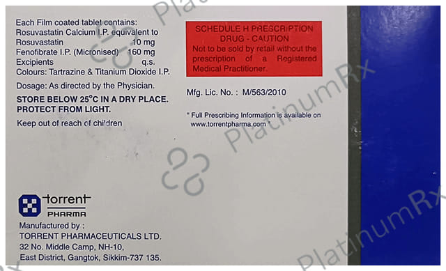 Rostar F 160/10mg Tablet 15s