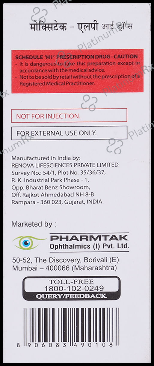 Moxitak LP Eye Drop 5ml