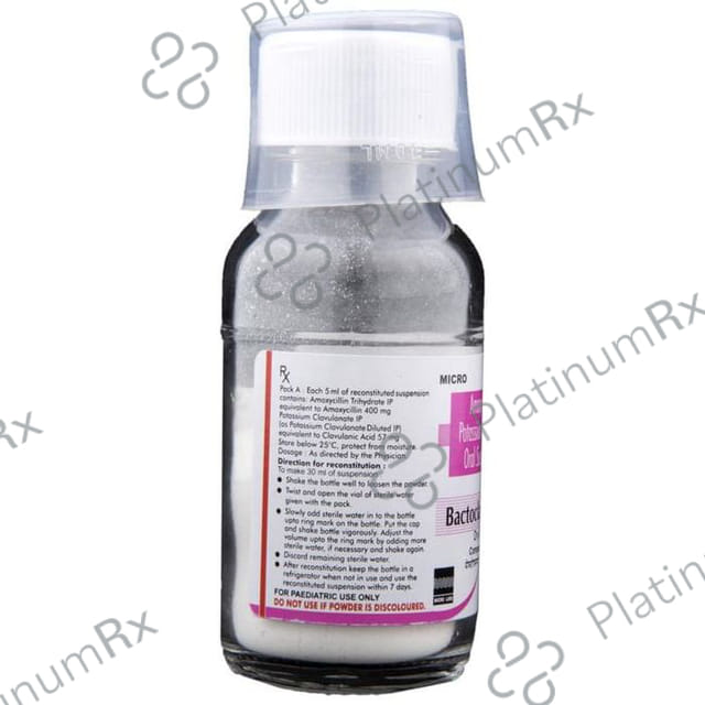 Bactoclav DS 457mg Dry Syrup 30ml