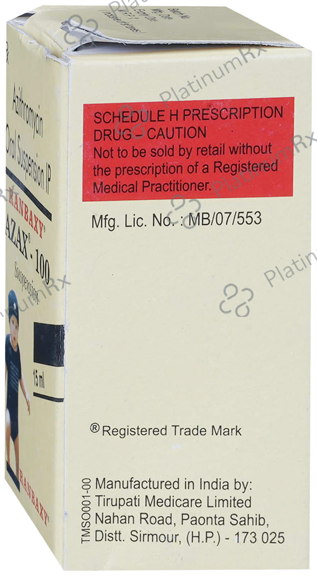 Azax 100mg Liquid 15ml