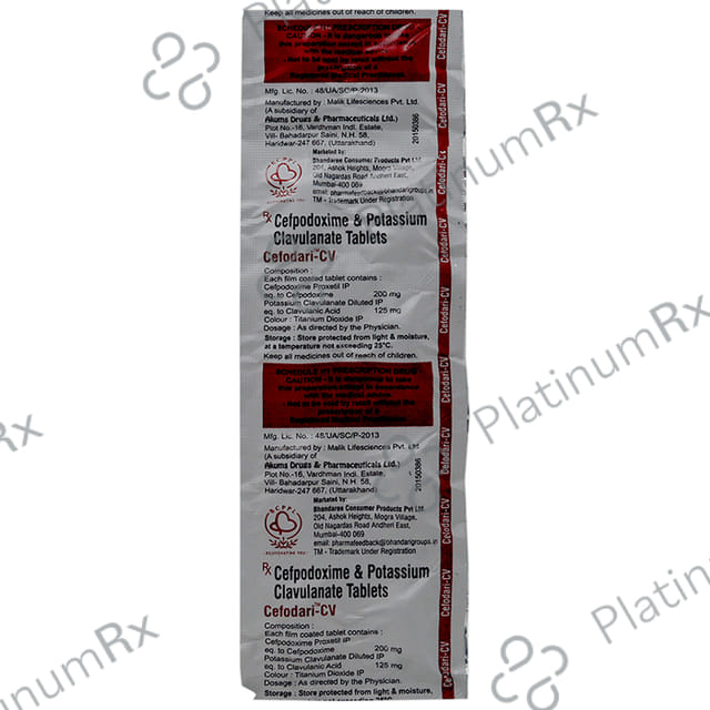 Cefodari-CV Tablet