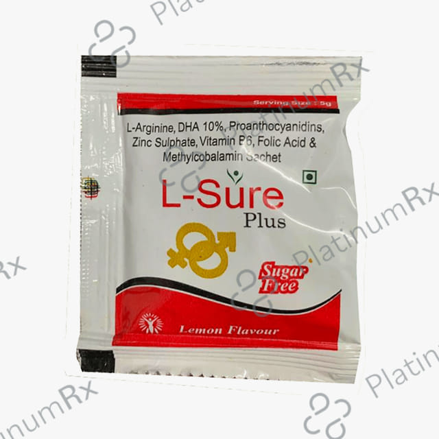 L Sure Plus Lemon Sugar Free Granules 5gm