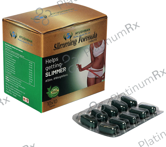 Ayushman Slimming Formula Tablet (100 Each) 1 Pack