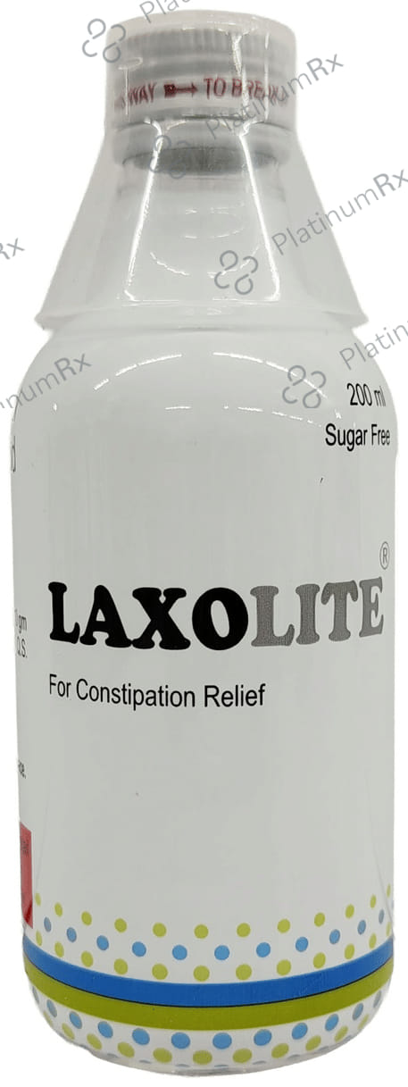 Laxolite 10gm Oral Laxative Sugar Free Liquid 200ml