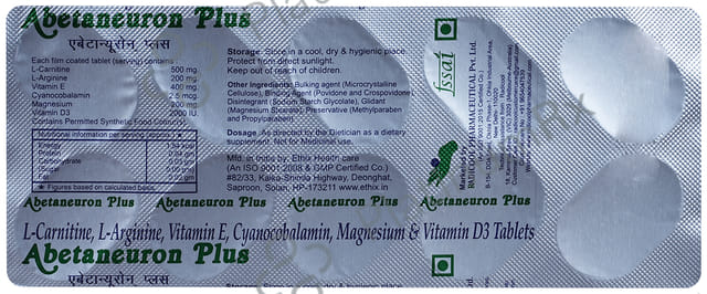 Abetaneuron Plus Tablet 10s