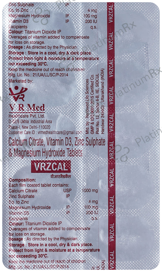 Vrzcal Tablet 10s