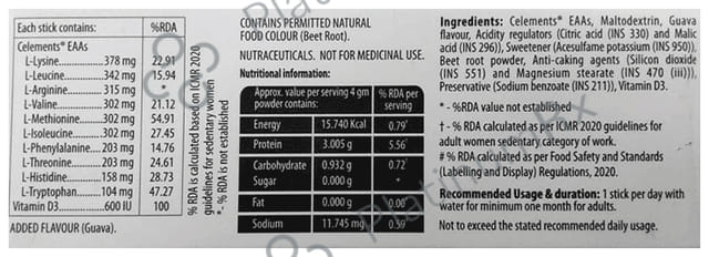SDN Celemust Stick (4gm Each) Guava Sugar Free Sachet