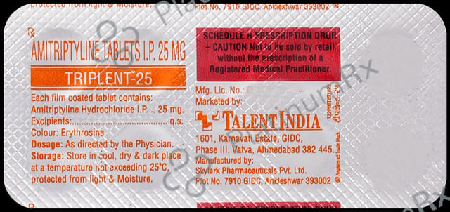 Triplent 25mg Tablet