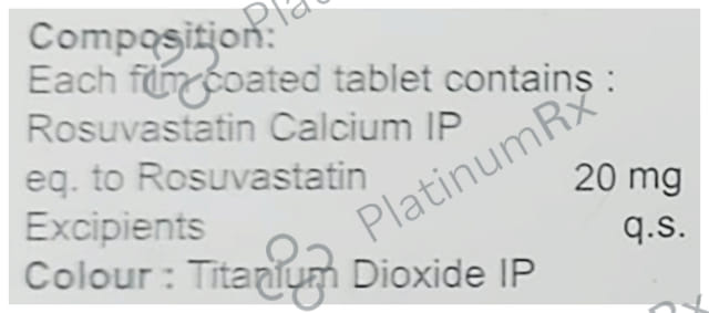 Ros Rax Gold 20mg Tablet 10s