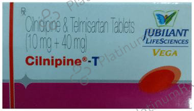 Cilnipine T 10/40mg Tablet 10s