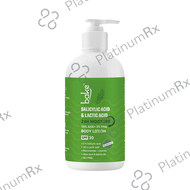 Bake Lactic Acid & Salicylic Acid SPF 30 Body Lotion 200ml