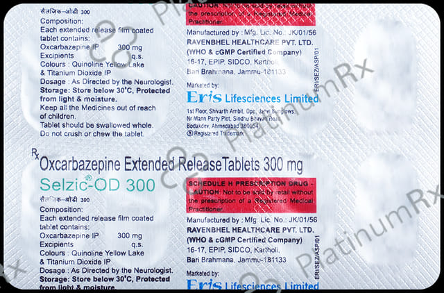 Selzic OD 300mg Tablet ER 10s