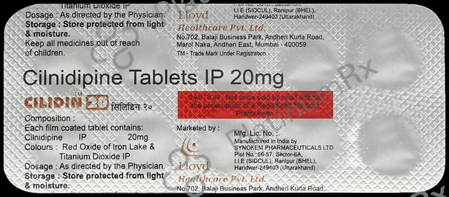 Cilidin 20mg Tablet 10s