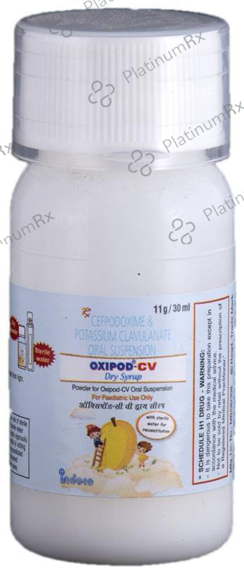Oxipod-CV 50mg/5ml/31.25mg/5ml Dry Syrup