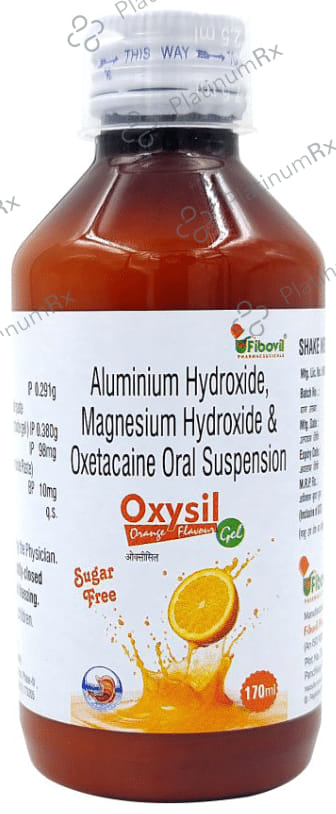 Oxysil Gel Orange Sugar Free 170ml