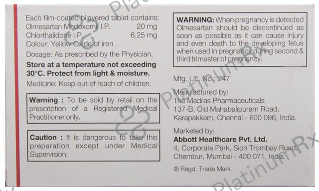 Winbp CT 6.25/20mg Tablet 10s