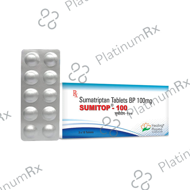 Sumitop 100mg Tablet 10s