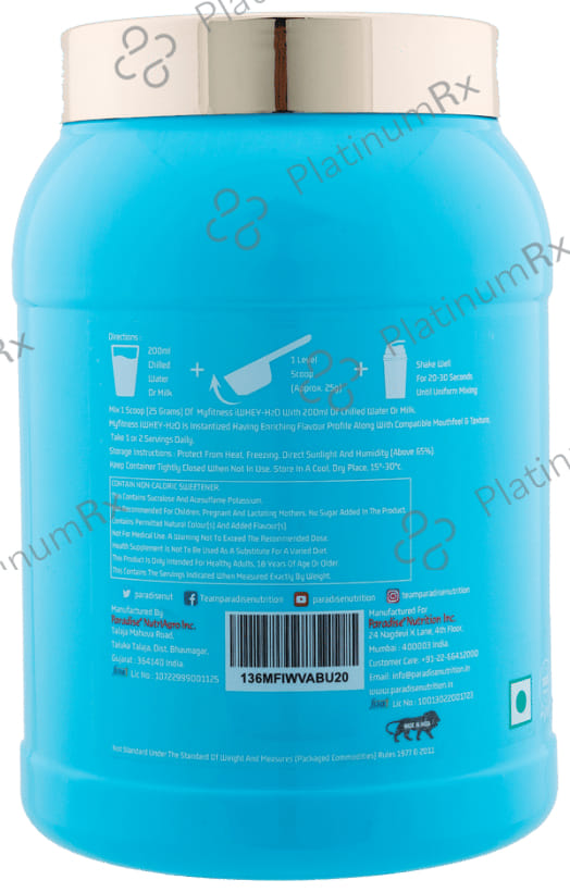 Myfitness iWhey - H2O Powder Vanilla Butterscotch 500 gm