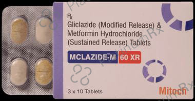 Mclazide-M 60 XR Tablet 10 Tablet SR