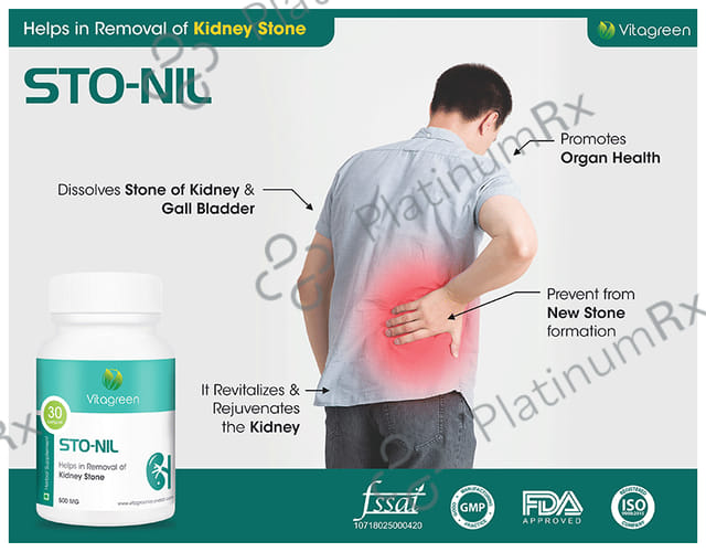 Vitagreen Sto-Nil 500mg Capsule