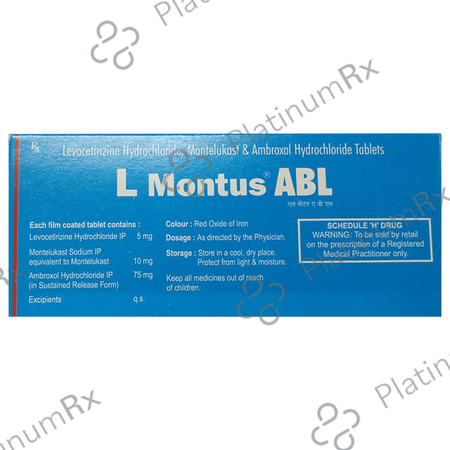 L Montus Abl 75/5/10mg Tablet SR 10s