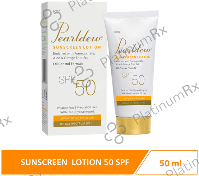 Pearldew Sunscreen SPF 50 Lotion 50ml