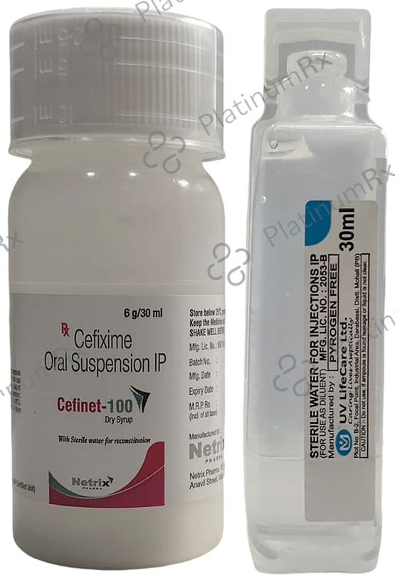 Cefinet 100mg Dry Syrup 30ml