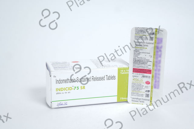 Indicid 75mg Tablet SR 10s