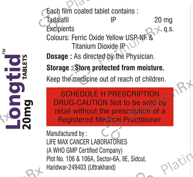 Longtid 20mg Tablet 1s