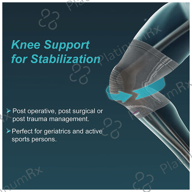 Tynor D 07 Knee Cap with Patellar Ring XXL Grey 1s