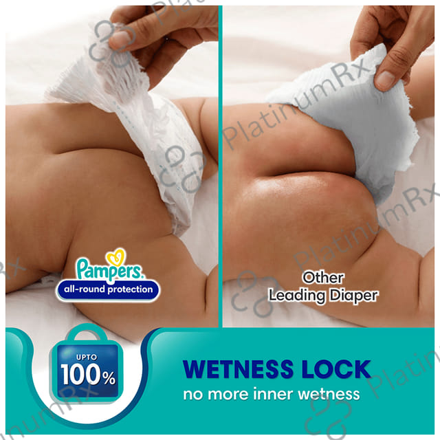 Pampers All Round Protection Anti Rash Blanket Diaper Lotion NB 86s