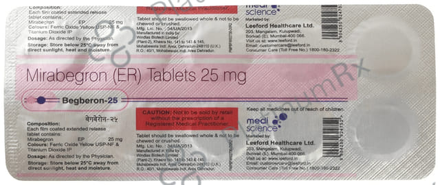 Begberon 25mg Tablet 10s