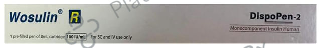 Wosulin R2 (100 IU/ml) Disposable Pen 1X3ml