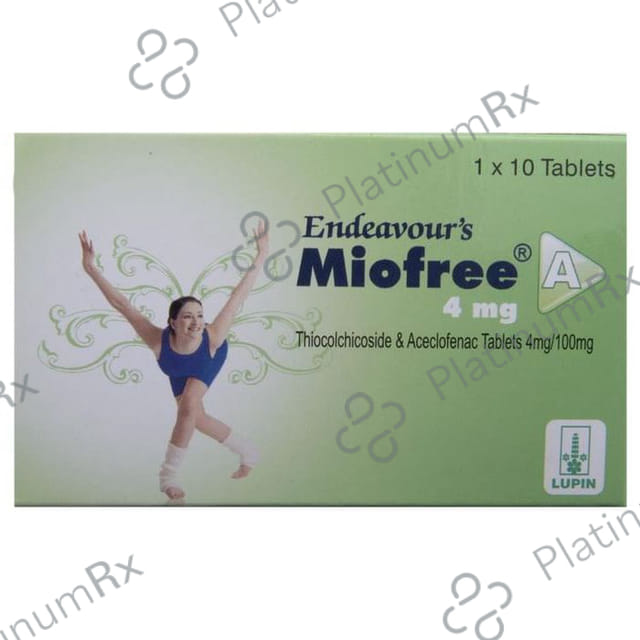 Miofree A 100/4mg Tablet 10s