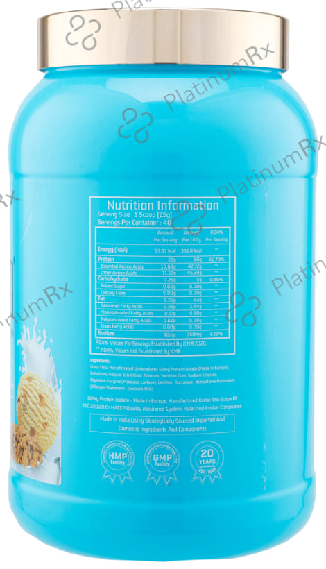 Myfitness iWhey - H2O Powder Vanilla Butterscotch 1 kg