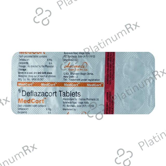 Medcort 6mg Tablet 10 Tablet Medfe