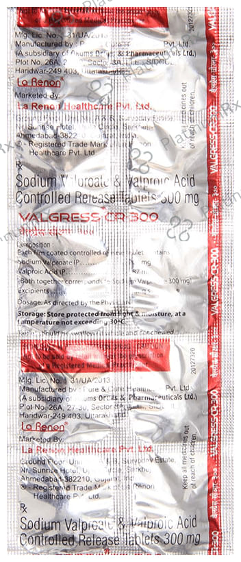 Valgress CR 300 200/87mg Tablet 10s
