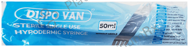 Dispovan 50ml Syringe 25 syringes