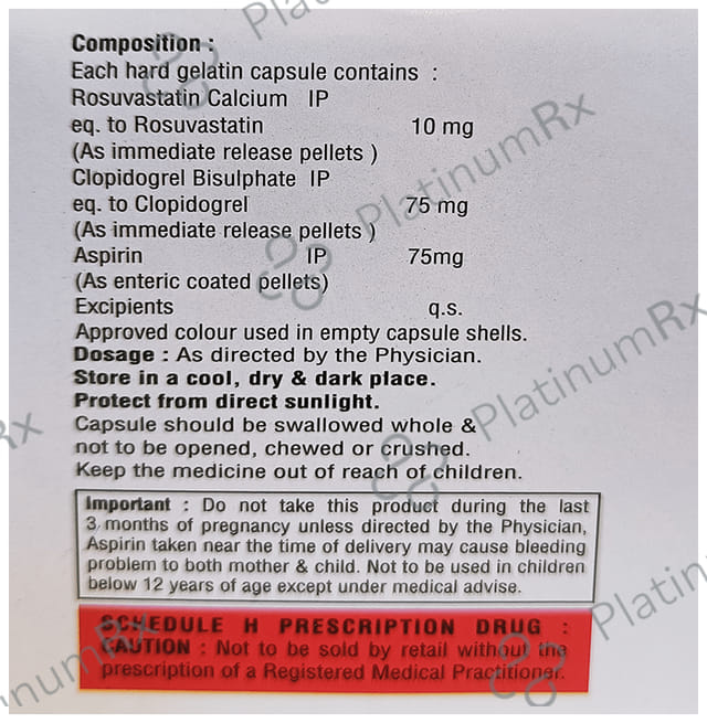 Acmerose Gold 10 Capsule 10s