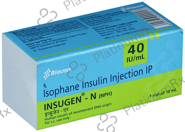 Insugen-N 40IU/ml Injection 10ml