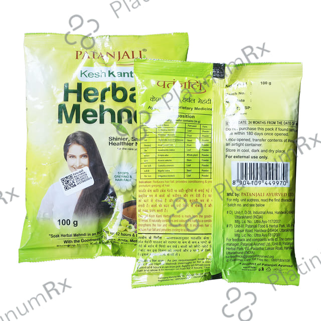 Patanjali Ayurveda Kesh Kanti Herbal Mehandi