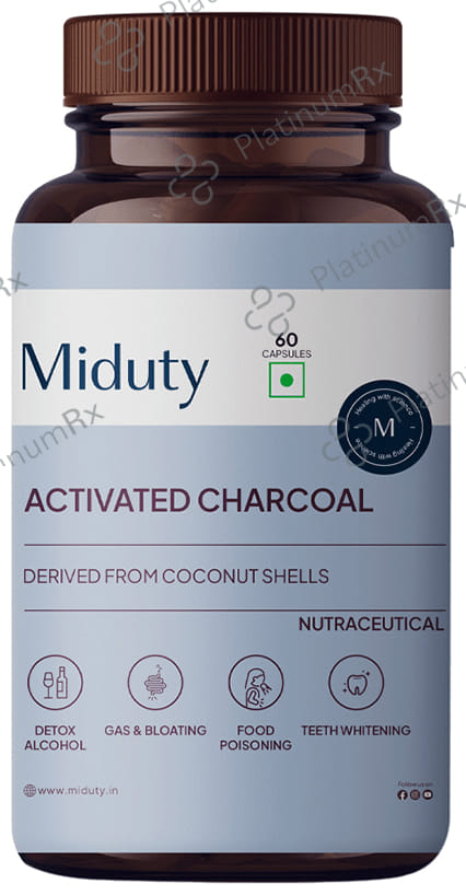 Miduty Activated Charcoal Capsule