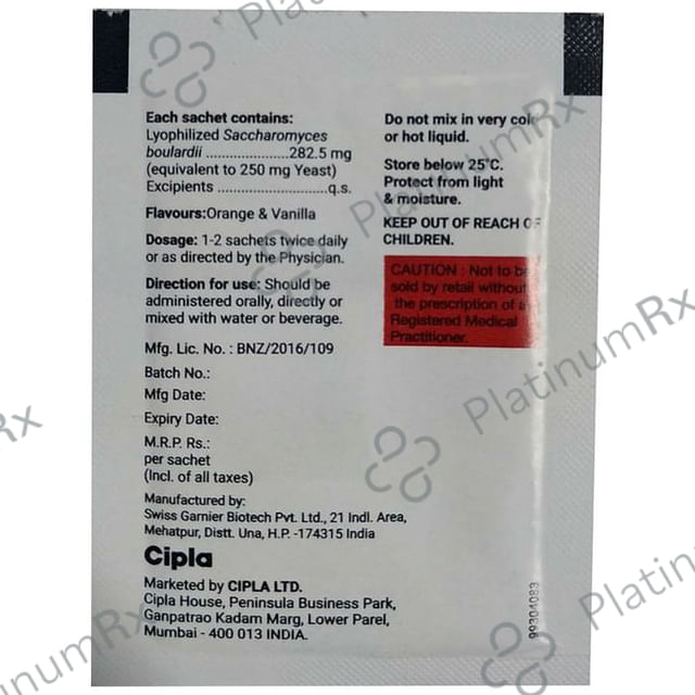 Biozora Powder Orange and Vanilla Gluten Free